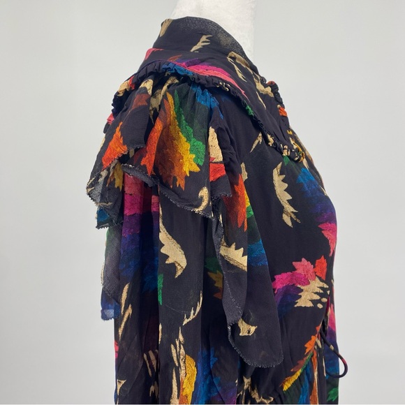 FARM RIO Black Macaws Flight Dress - Picture 7 of 16